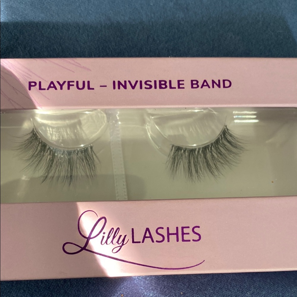 Lilly Lashes Luxury Faux Half Lash - Playful Invisible Band
